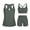 A260 Army Green, variant on Mifsaly 3 Piece Tankini Swimsuits for Women Racerback Modest Swimwear Set Surfing Swimming Summer Beach Bathing Suit M