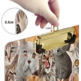 thumbnail image 4 of FMSHPON Funny Vintage Cat Kitten Clipboard Hardboard Wood Nursing Clip Board and Pull for Standard A4 Letter 13x9 inches, 4 of 8