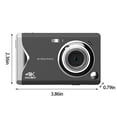 thumbnail image 3 of Clearance!Fanshiluo HD Digital Camera-4K HIgh Definition 3 Inch Single Camera Large Screen Digital Camera With 16x Zoom And Automatic Focusing With Intelligent Scene, 3 of 7