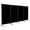 Black, variant on Indoor Room Divider, Portable Office Divider, Convenient Movable (4-Panel), Folding Partition Privacy Screen for Bedroom,Dining Room, Study,136" W x 19.7" D x 71.3" H, Black