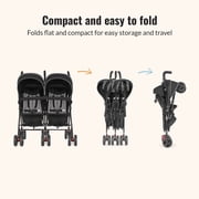 Dream On Me Volgo Twin Umbrella Stroller