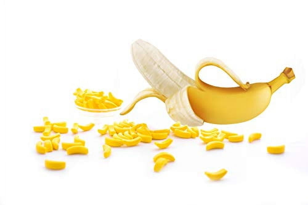 Bananarama Concord Hard Candy - 3 LB Resealable Stand Up Candy Bag (approx. 1950 pieces) - Classic Banana Shaped Candy - Yellow Banana Flavor - Bulk Candy for Vending Machines and Parties