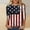 02Multicolor, variant on asdoklhq Plus Size 4th Of July Tshirts American Flag Shirts Women's Independence Day Printed Round-neck Three-quarter Sleeve T-shirt Loose Three-quarter Sleeve Round-neck Top/shirt Multicolor 2X