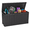 Black, variant on BiFanuo 75 Gallon Lockable Resin Deck Box with Wheels, Outdoor Storage for Patio Furniture Cushions