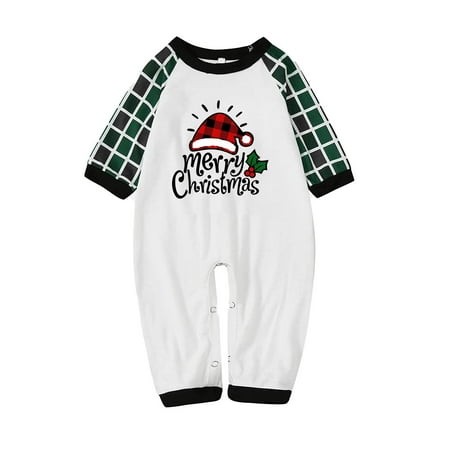 

Matching Christmas Pjs for Couples Womens Pjs Hot Sale Clearance Christmas Parent-Child Outfit Men S Long Sleeve Print Home Clothes Jumpsuit Baby Fall Pajamas R854