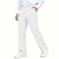 thumbnail image 2 of QIUOMBBP Boys School Uniform Pants Elastic Waist Straight Leg Dressy Pants Kids Formal Trousers with Pockets, White, 140, 2 of 10