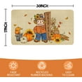 thumbnail image 3 of Fall Door Mat Outside,Happy Fall Pumpkin Scarecrow Welcome Mat for Front Door,Thanksgiving Autumn Indoor Outdoor Non-Slip Rugs,Fall Doormat for Farmhouse Home Porch Decorations 30" x 17", 3 of 6