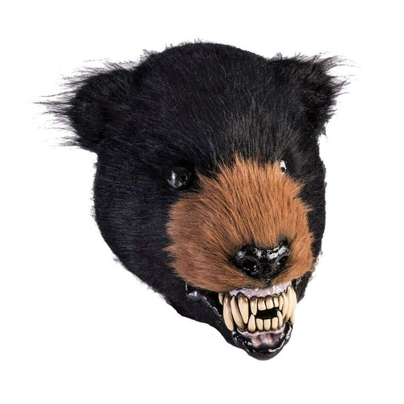 Máscara de oso aterrador Forum Novedades de látex realista multicolor