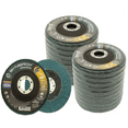 thumbnail image 1 of Disco Flap Lamina 4-1/2'' Grano 40 Color Azul 20 Pzas, 1 of 5
