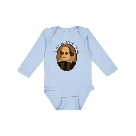 

Inktastic Read More Shakespeare Fun Gift Baby Boy or Baby Girl Long Sleeve Bodysuit