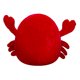 thumbnail image 3 of Peluche de la escuadra de vida marina Carlos El Cangrejo Rojo, 20 cm, 3 of 7