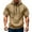 Khaki, variant on Trending Men's T Shirt Short Sleeve Hooded Style with Pockets Casual Summer Top Lightweight Breathable Sportswear Fitness Tee Mens T-Shirts Long Sleeve White Cotton