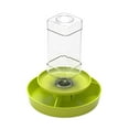 thumbnail image 4 of Comedero para reptiles, anfibios, accesorios para el hábitat, bebedero para tortugas, dispensador automático de agua para mascotas pequeñas, tortugas. Verde L, 4 of 8