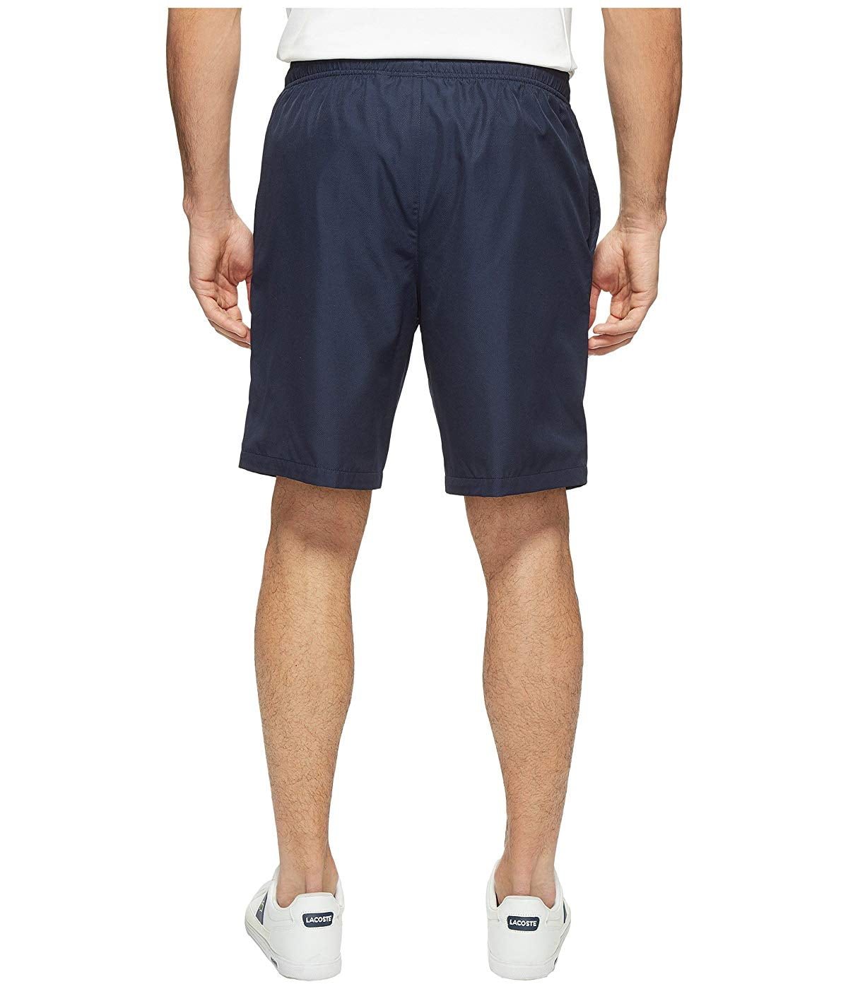 navy blue lacoste shorts