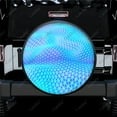 thumbnail image 1 of Motif Neural 3D Abstrait Polyester Housse de Roue de Rechange Universelle sur Mesure pour Remorque RV SUV Camion Campeur, 1 of 5