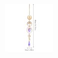 thumbnail image 3 of Crystal Suncatcher Wire Wrapped Tree Citrine Crescent Moon Spiritual Gift Boho Home Decor Celestial Decor Hanging Window Prism, 3 of 4