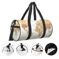 thumbnail image 3 of Balery World Map 1 Bolsa de Gimnasio para Mujeres y Hombres, Bolsa de Viaje Impermeable, Bolsa de Fin de Semana con Compartimento para Zapatos y Bolsillo Húmedo, 3 of 6