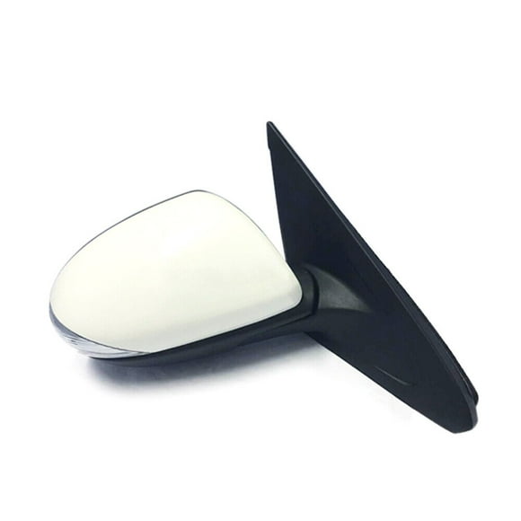 Side mirror passenger RH 10-13 for Mazda 3 power glass/signal light white 7 wires-