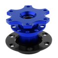 thumbnail image 3 of Racing Quick Release Snap Off Hub Adapter para volante de 6 orificios azul Sharpla Adaptador de buje Snap Off, 3 of 5