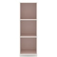thumbnail image 6 of Furniture of America Brooks Stackable 3-Cube Wood Light Pink Kids Bookcase, 6 of 10