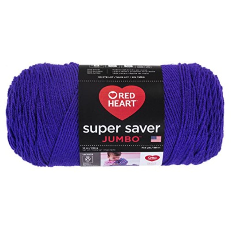 Red Heart Super Saver Jumbo Yarn Amethyst