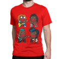 thumbnail image 1 of ¡Domo Kun Rockers! Camiseta para hombre y mujer, dibujos animados, Domo marrón, divertidas camisetas de cuello redondo, ropa de algodón., 1 of 6