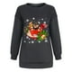 thumbnail image 4 of Sudaderas Navideñas Para Mujer Invierno Navidad Perro Impresión Clásica Jersey Suelto Tops Odeerbi ODB208738, 4 of 6
