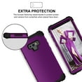 thumbnail image 3 of JTCASES for Samsung Galaxy Note 9 Case, Drop Resistant Corners, Wireless Charging, Heavy Duty Shockproof Hybrid Hard PC Bumper, Camera Protection, Skin-feel Anti-scratch Tough Cover, Purple, 3 of 9