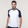thumbnail image 2 of Kariban Mens Short Sleeve Baseball T-Shirt, 2 of 3