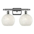 thumbnail image 4 of Innovations Lighting - White Mouchette - 2 Light Bath Vanity In Modern Style-11, 4 of 7