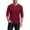 Wine -CZ26, variant on Nestiefly 3/4 Sleeve Shirt for Men Fit Henley T-Shirt Pullover Lightweight Gym Workout Baseball Shirts Button Up Tops Black L