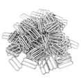 thumbnail image 2 of 100 Piezas de Metal Zulema Correas Deslizadores Ajustador Broches de cierre de sujetador, 2 of 6