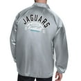 thumbnail image 2 of Men's Starter  Gray Jacksonville Jaguars Retro Logo Raglan Coaches Full-Snap Jacket, 2 of 2