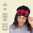 thumbnail image 4 of LazyOne Women's Cotton Face Mask for Sleep, Washable Sleeping Mask for Adults (Red Plaid), 4 of 4