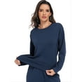 thumbnail image 2 of Cadmus Womens Soft Crewneck Sweatshirt Long Sleeve Workout Casual Pullover Basic Fall Shirts, 2 of 11