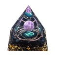 thumbnail image 1 of Generador de energía de chakra Reiki de cristal de pirámide de orgonita natural (Libra) Tmvgtek Para estrenar, 1 of 6