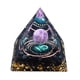 thumbnail image 1 of Generador de energía de chakra Reiki de cristal de pirámide de orgonita natural (Libra) Ehuebsd Libre de BPA, 1 of 6