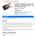 thumbnail image 2 of Right Side Hinged Door Front Door Latch Assembly - Compatible with 2003 - 2021 Chevy Express 3500 2004 2005 2006 2007 2008 2009 2010 2011 2012 2013 2014 2015 2016 2017 2018 2019 2020, 2 of 2