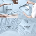 thumbnail image 4 of Juego de sábanas Utopia Bedding de microfibra totalmente cepillada, 4 piezas, 4 of 7