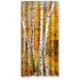thumbnail image 1 of Cortina de ducha ABPHQTO con patrón de Abedul de Otoño Impermeable 90x180 cm, 1 of 2