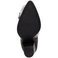thumbnail image 4 of STEVE MADDEN Womens Black Tonal Stitching Pull Tabs Notched Detail Cushioned Tessy Pointed Toe Dress Boots Shoes 10 M, 4 of 4