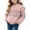 Pink1, variant on Jalioing Teen Girls Crew Neck Sweaters Fashion Long Sleeve Graphic Sweater Pullover Winter Casual Knitted Tops 9-15 Years