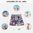 thumbnail image 6 of FORMRS Boys Swim Trunks Quick Dry Mesh Liner Boardshorts Sizes XS-XL, Pink and Purple Flowers, 6 of 7