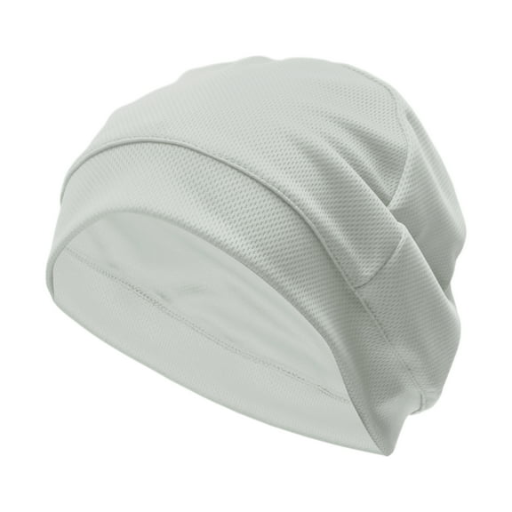 Cycling Hat Sweat Wicking, Breathable Helmet Liner Baiku Silk Mesh Fabric Light Gray 29x14cm/11.42"x5.51" 1 Pcs