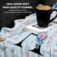 thumbnail image 4 of Flowers Letter J Flannel Blanket 50"x60", Monogrammed Gifts for Women Initial Gifts, Inspirational Personalized Initial Letter Blanket, Retirement Birthday Blanket for J Monogrammed Throws, 4 of 5