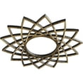 thumbnail image 2 of 36"OD x 13 7/8"ID x 1"P Eleanor Architectural Grade PVC Pierced Ceiling Medallion, Antiqued Brass, 2 of 9