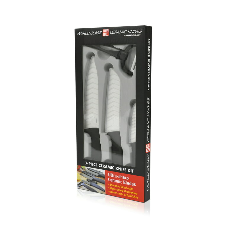 World Class Ceramic Knifes 7-piece Ceramic Knife Kit 