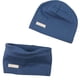 thumbnail image 2 of Conjunto de gorro y bufanda con lazo para bebés y niñas, gorros de punto de algodón suave para niños, gorro y bufandas con cuello para niños pequeños, 2 of 8