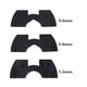 thumbnail image 5 of 3 piezas de almohadillas de amortiguación de goma para scooter, accesorio amortiguador de vibraciones modificado. negro, 5 of 6