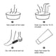 thumbnail image 1 of Herramienta de pedicura lima para pies reutilizable duradera de doble cara elegante para el cuidado de los pies piel agrietada seca muerta dura y callosidades ANGGREK Otros, 1 of 8